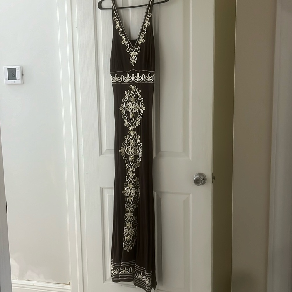 Beautiful INC dress with gems and cute pattern